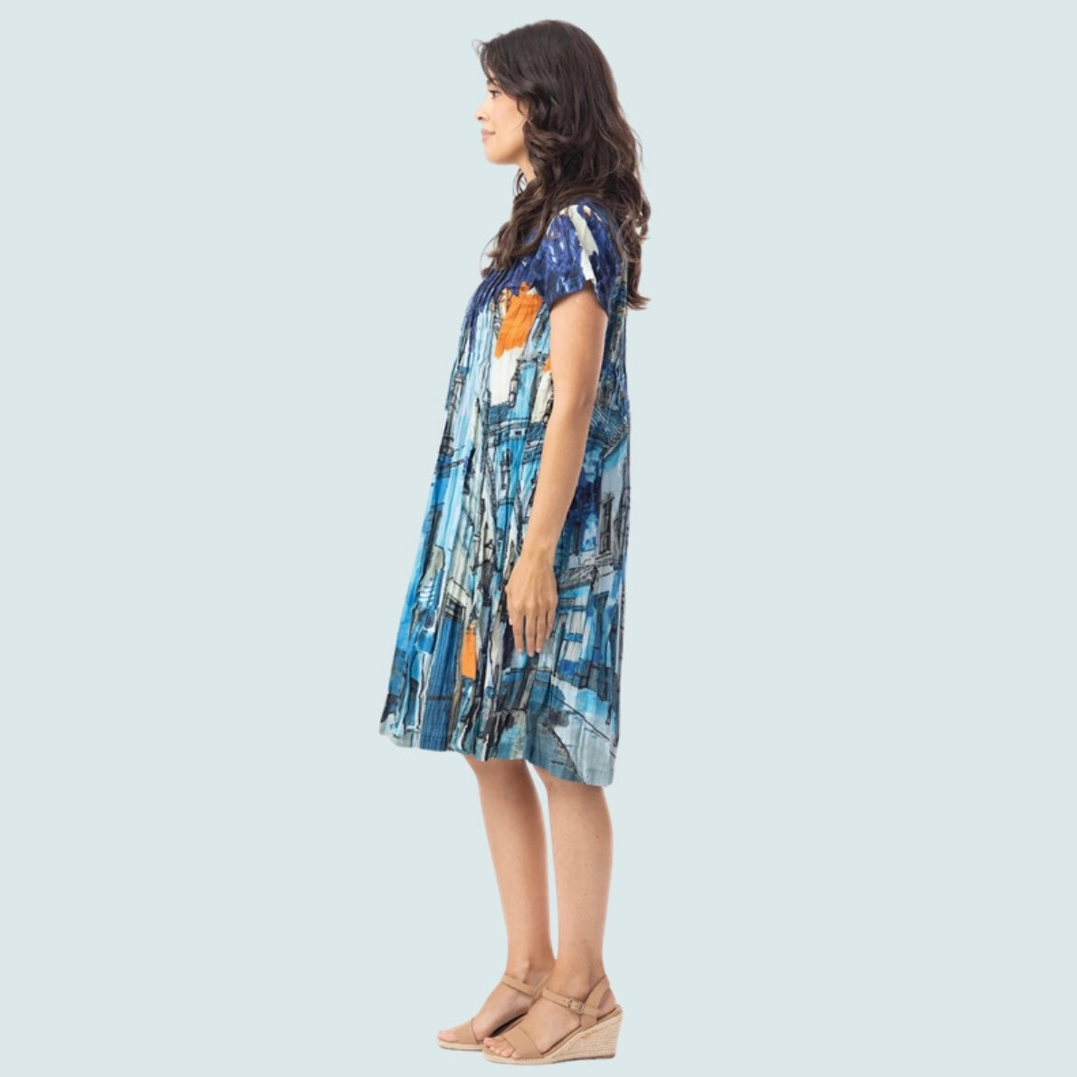 Orientique - Harbour Pleated Dress