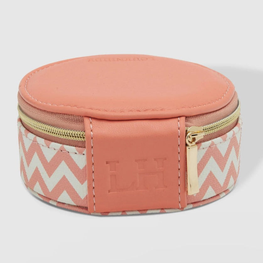 Louenhide - Patterned Round Jewelry Case