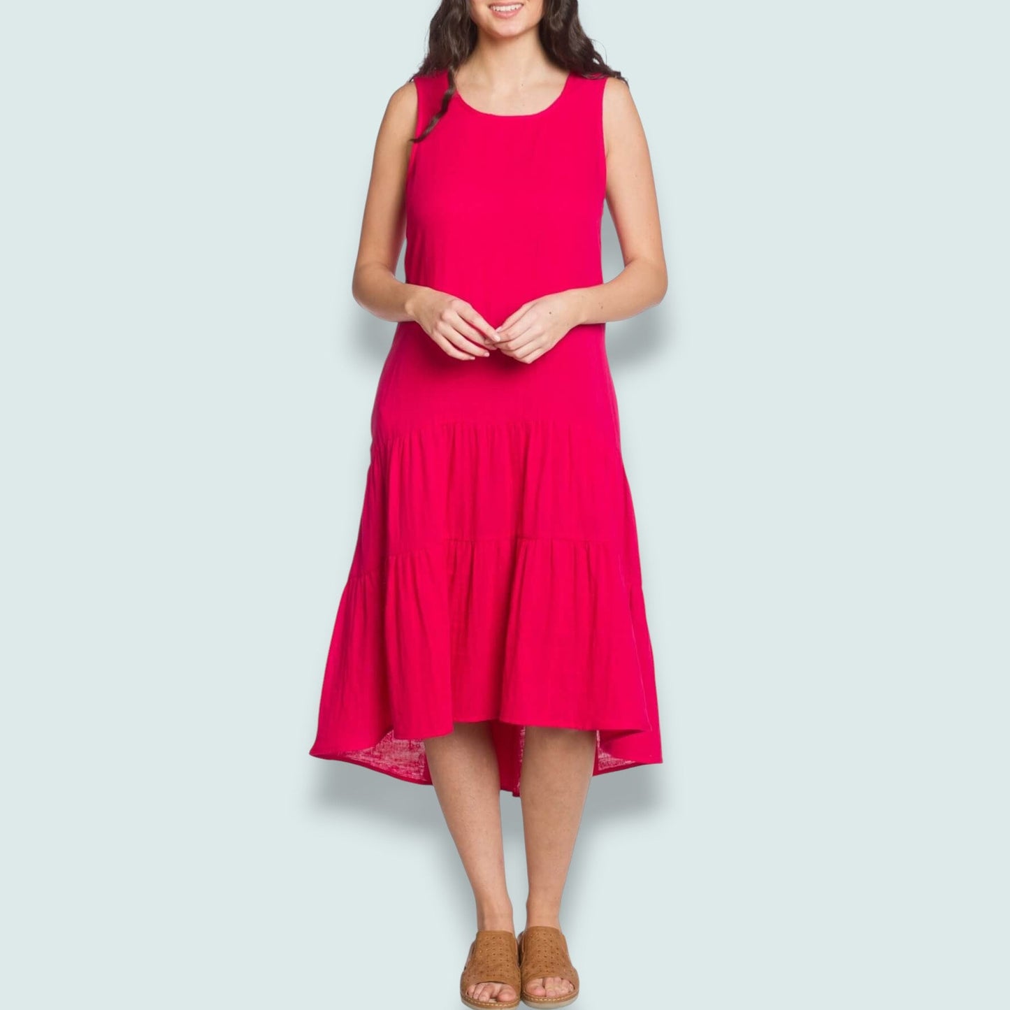 DKR - Easy Breeze Tiered Midi Dress
