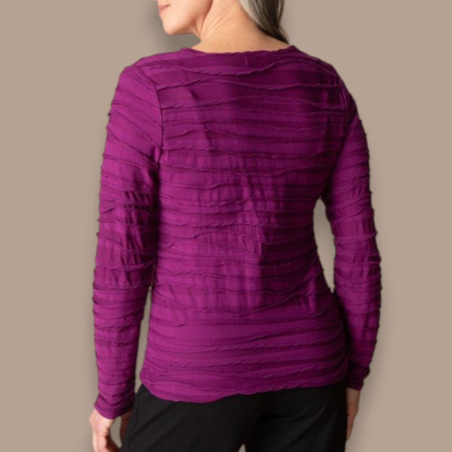 Habitat - Textured Surplice Neck Top