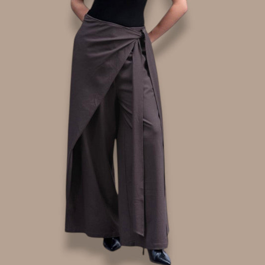 Haako - Wrap Front Wide-Leg Pants