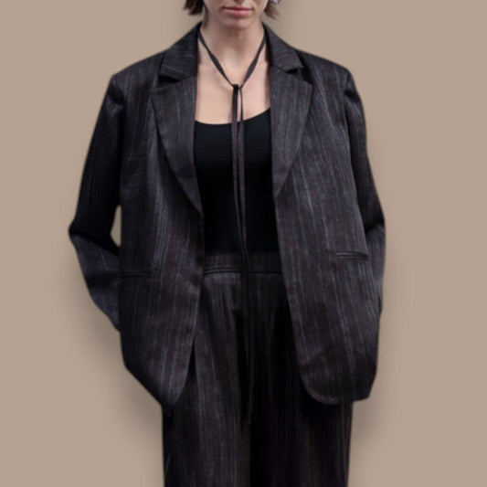 Haako - Pinstripe Relaxed Blazer
