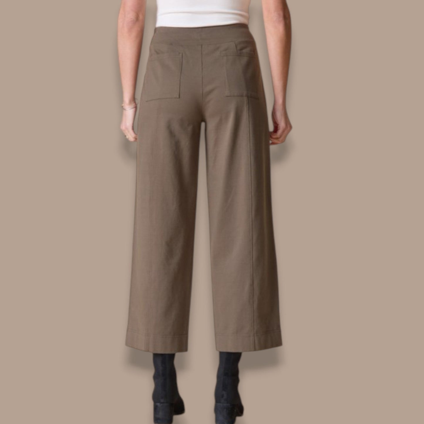 Habitat - Cropped Wide Leg Pull-On Pant