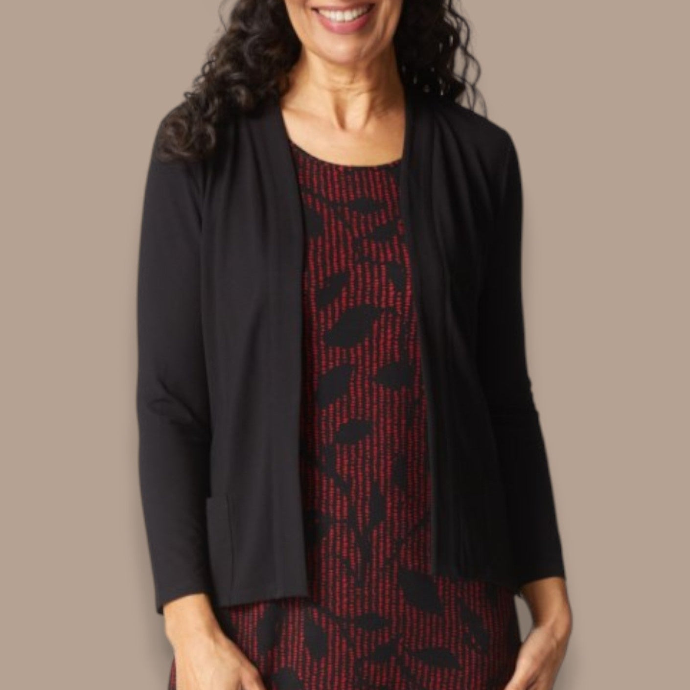Habitat - Gathered Back Open Cardigan
