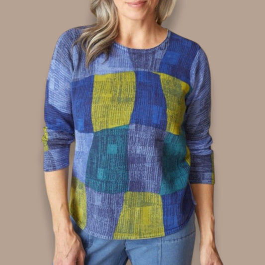 Habitat - Colour Block Print Top