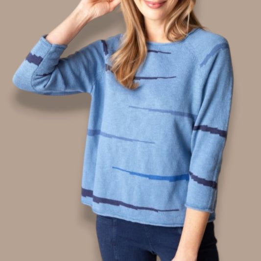 Habitat - Brushstroke Stripe Pullover