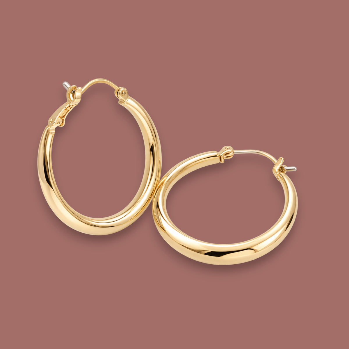 Audrey's - Everyday Sculpted Hoop Earrings