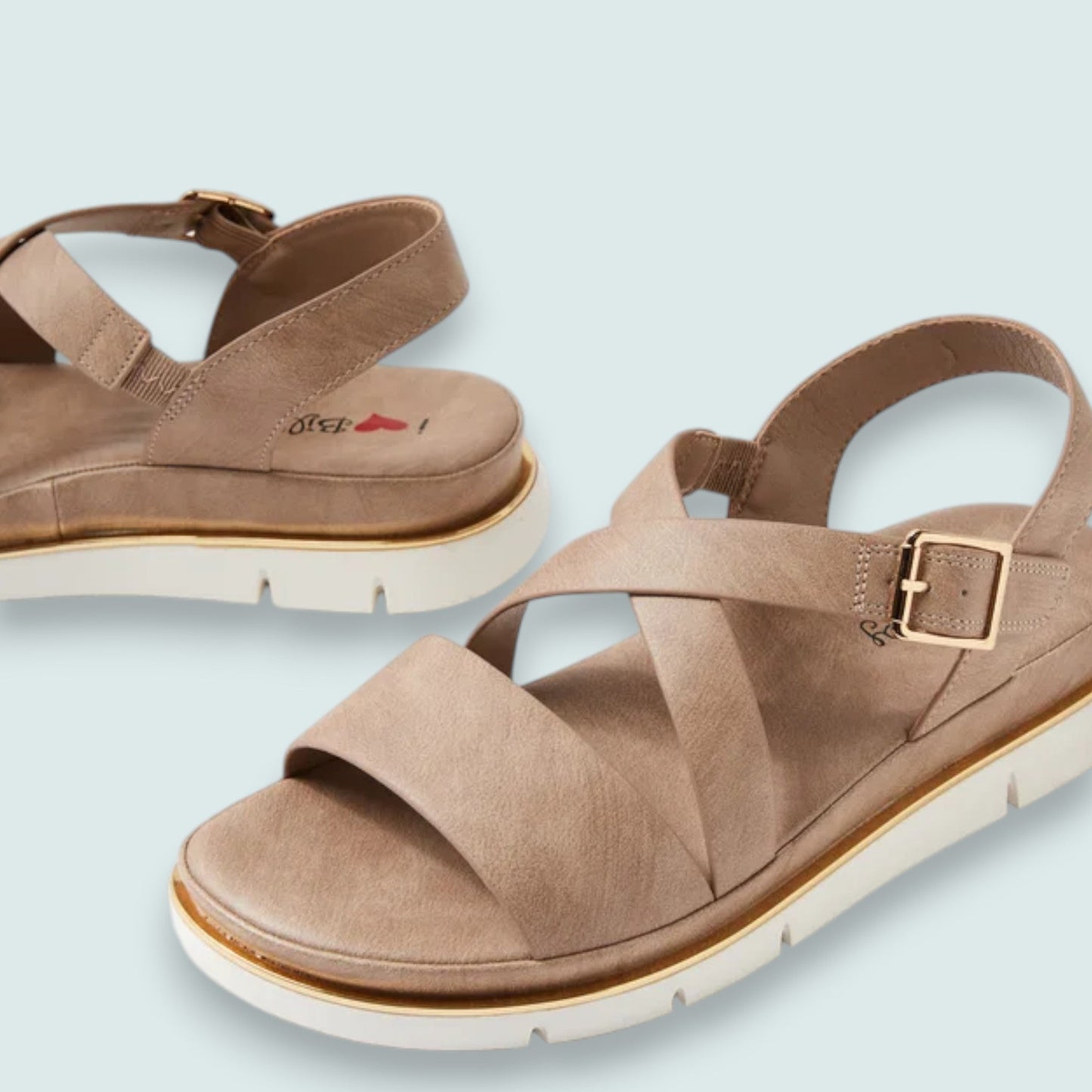 I Love Billy - Effortless Comfort Buckle Strap Sandal