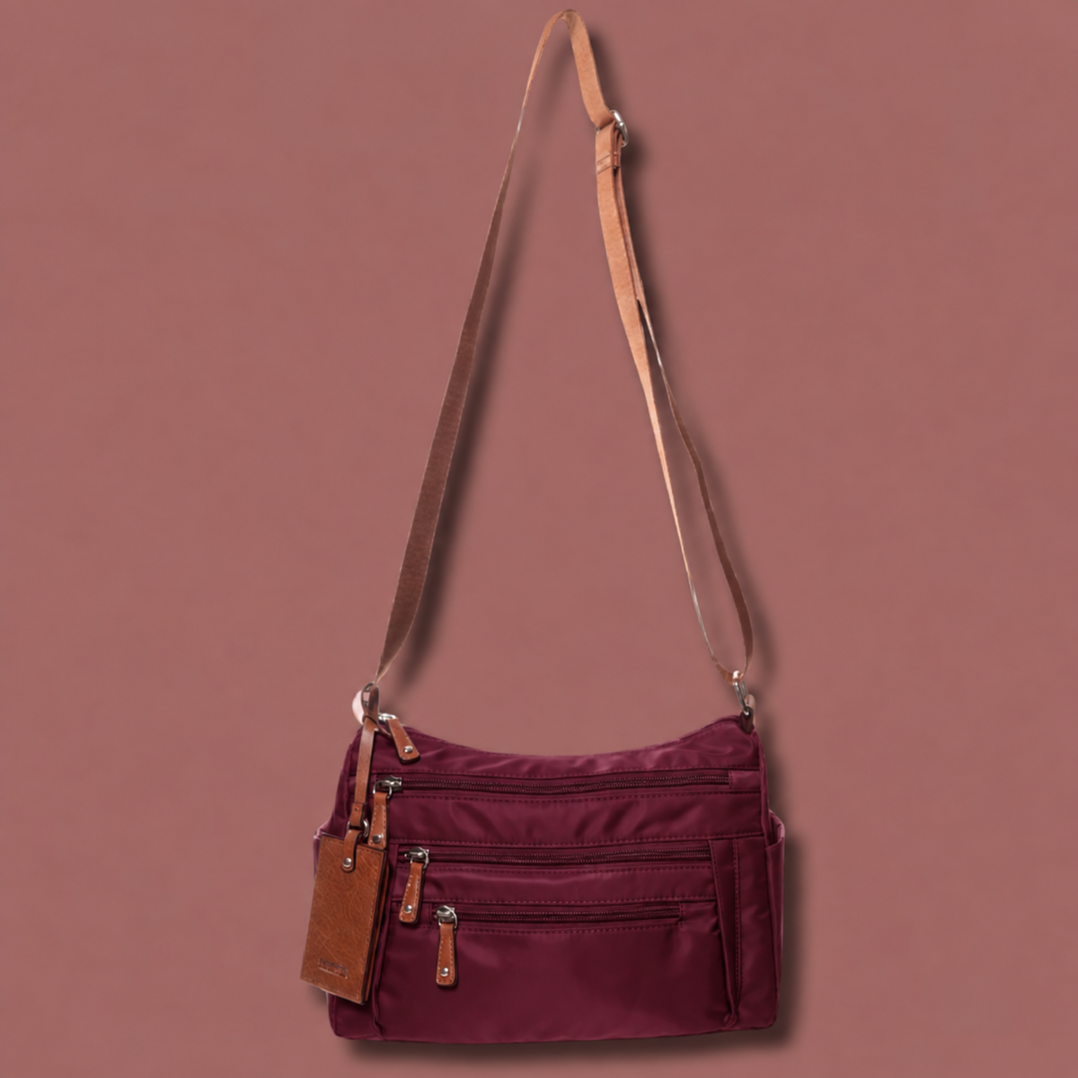 Seven Days - Multi-Zip Everyday Messenger Bag