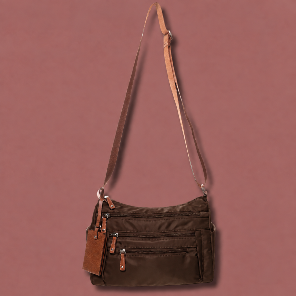 Seven Days - Multi-Zip Everyday Messenger Bag