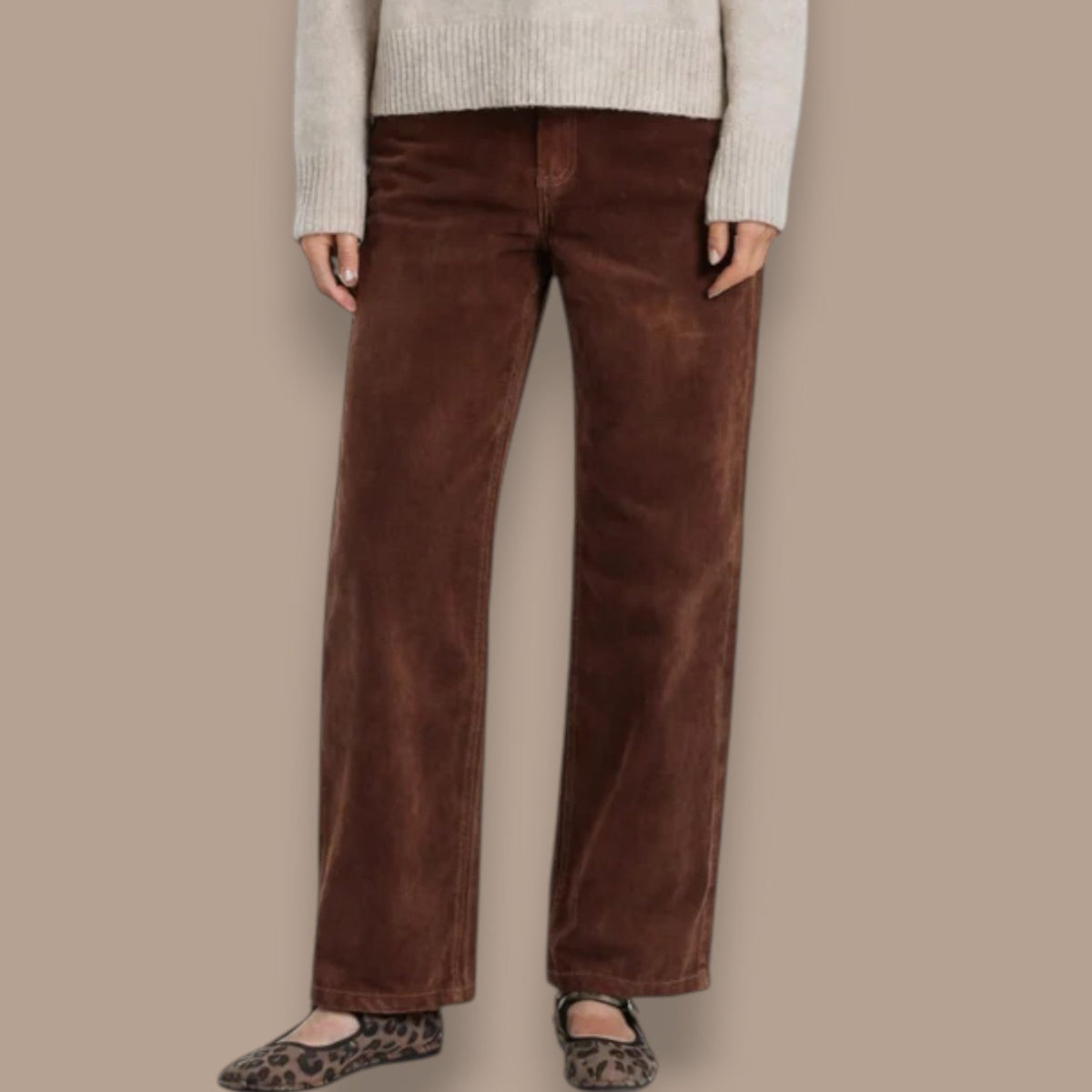 Carreli - Soft Relaxed Straight-Leg Pants