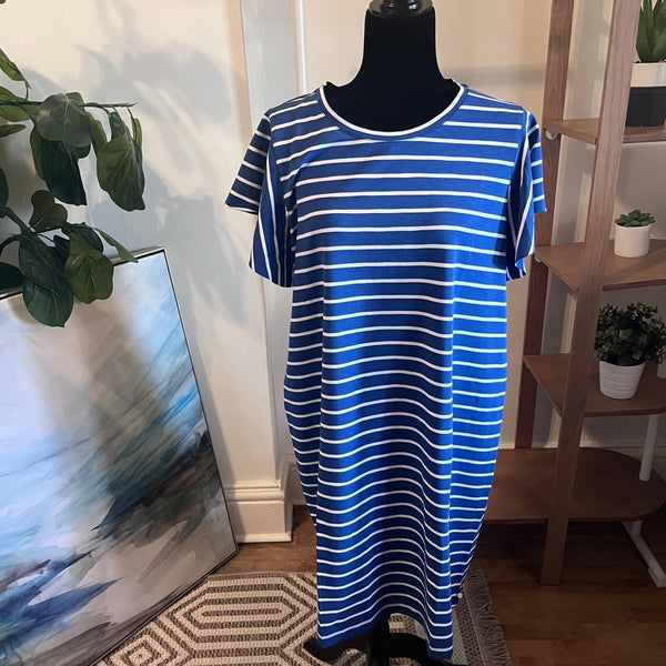 Hatley - Striped Dress Ruffle Sleeve