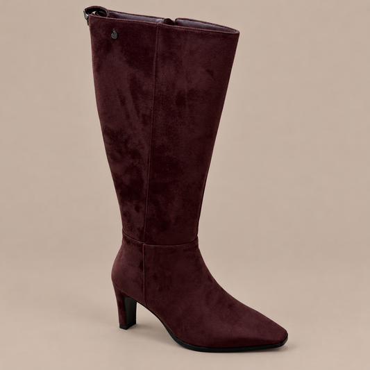 Aqua-Flex - Knee Length Flared Block Heel Boot