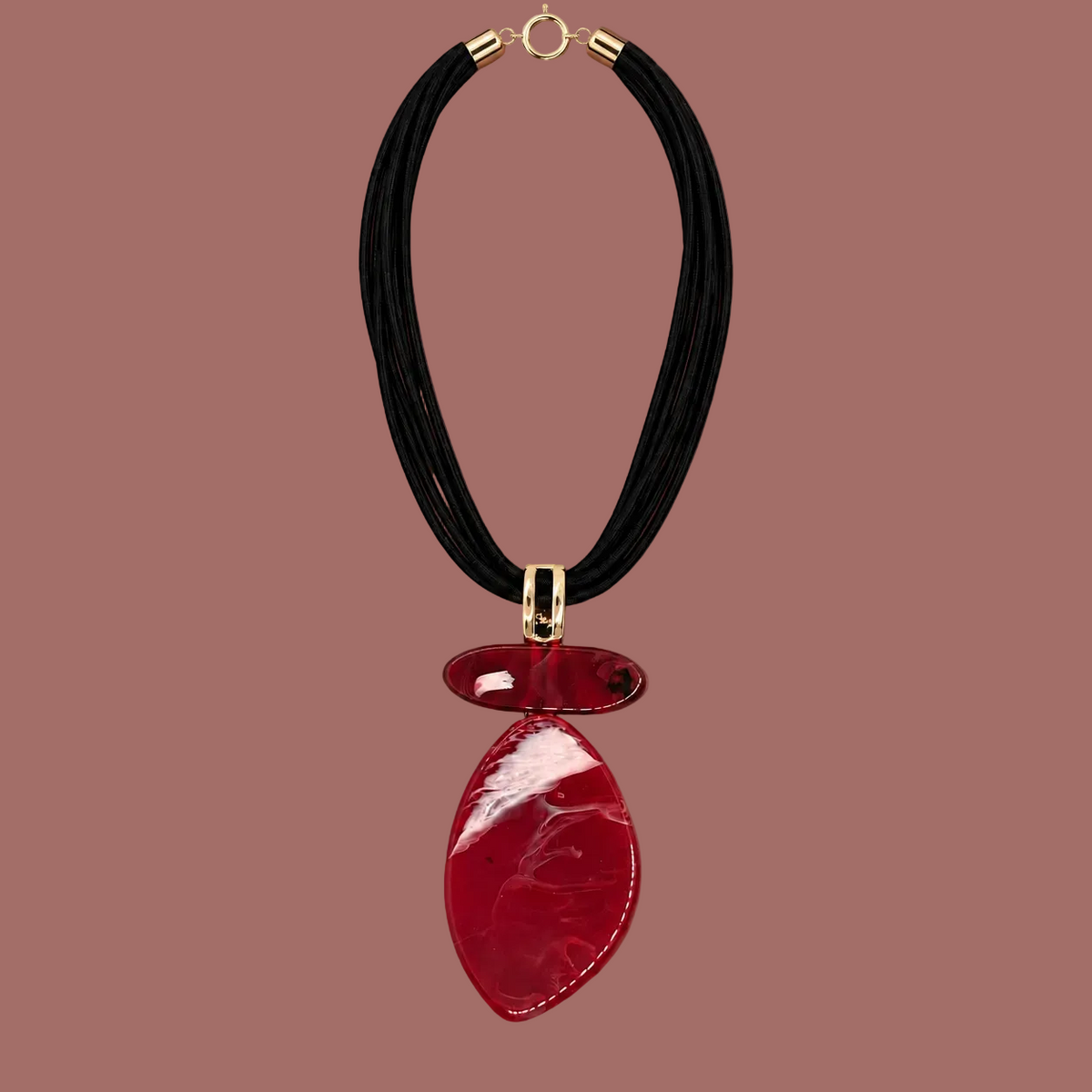 Audrey's - Resin Rope Necklace