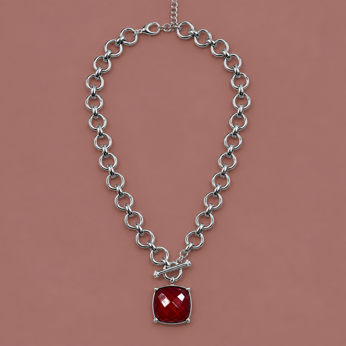 Audrey's - Gemstone Tiffany Style Necklace