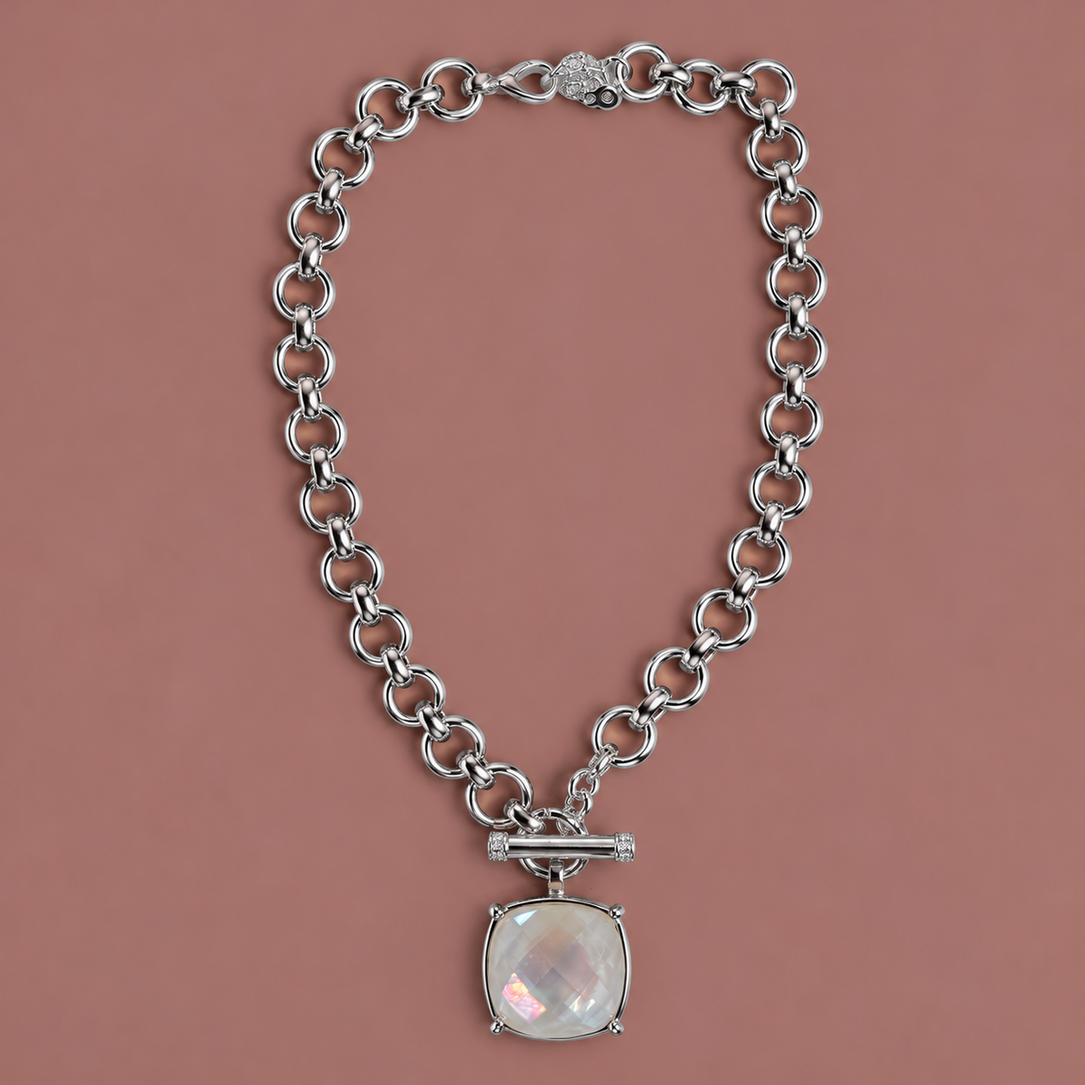 Audrey's - Gemstone Tiffany Style Necklace