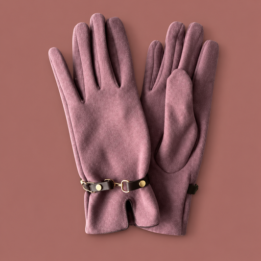 Luv & Co - Solid Belt Gloves