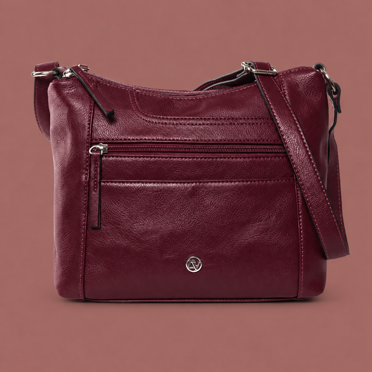La Diva - Classic Crossbody with Zip Pockets
