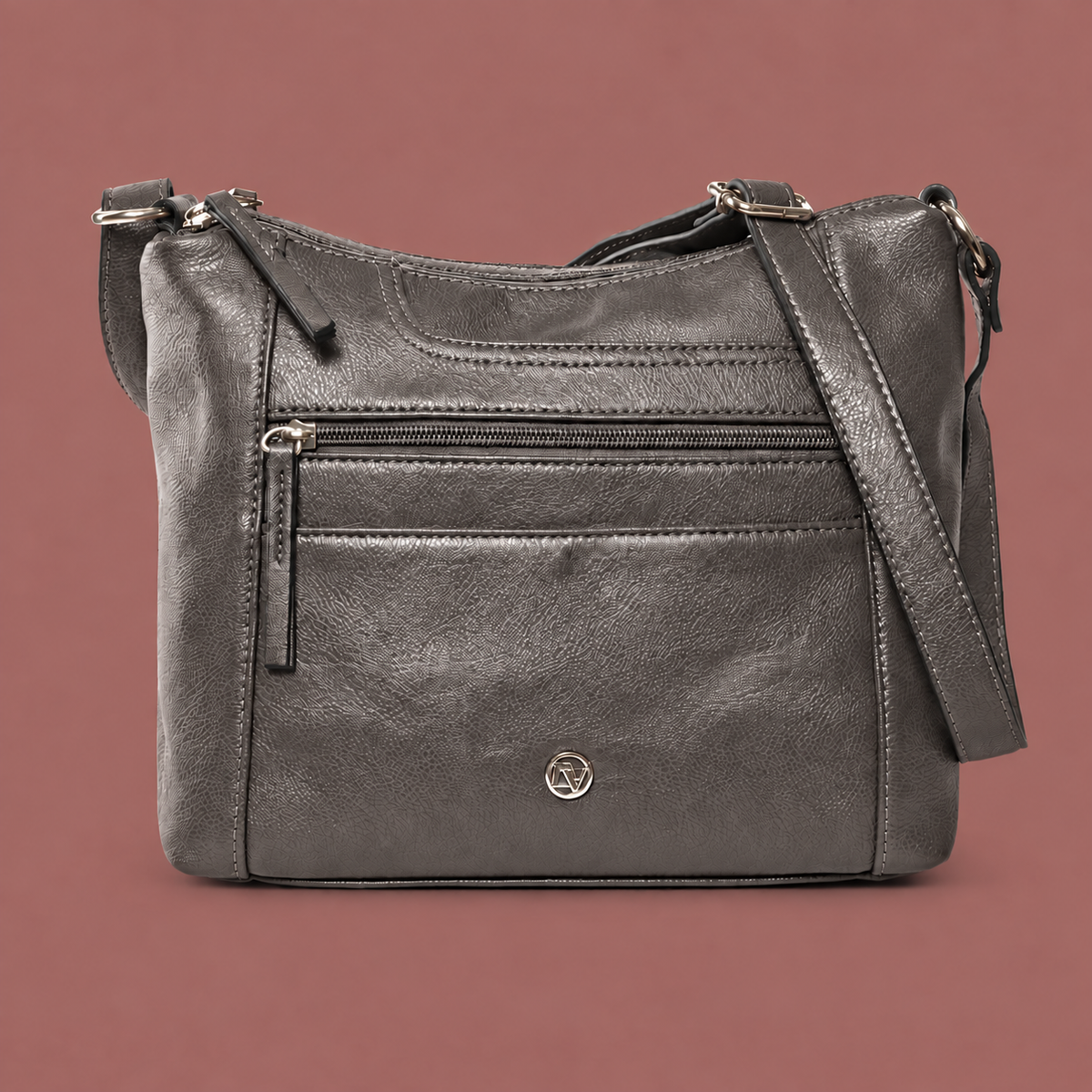 La Diva - Classic Crossbody with Zip Pockets