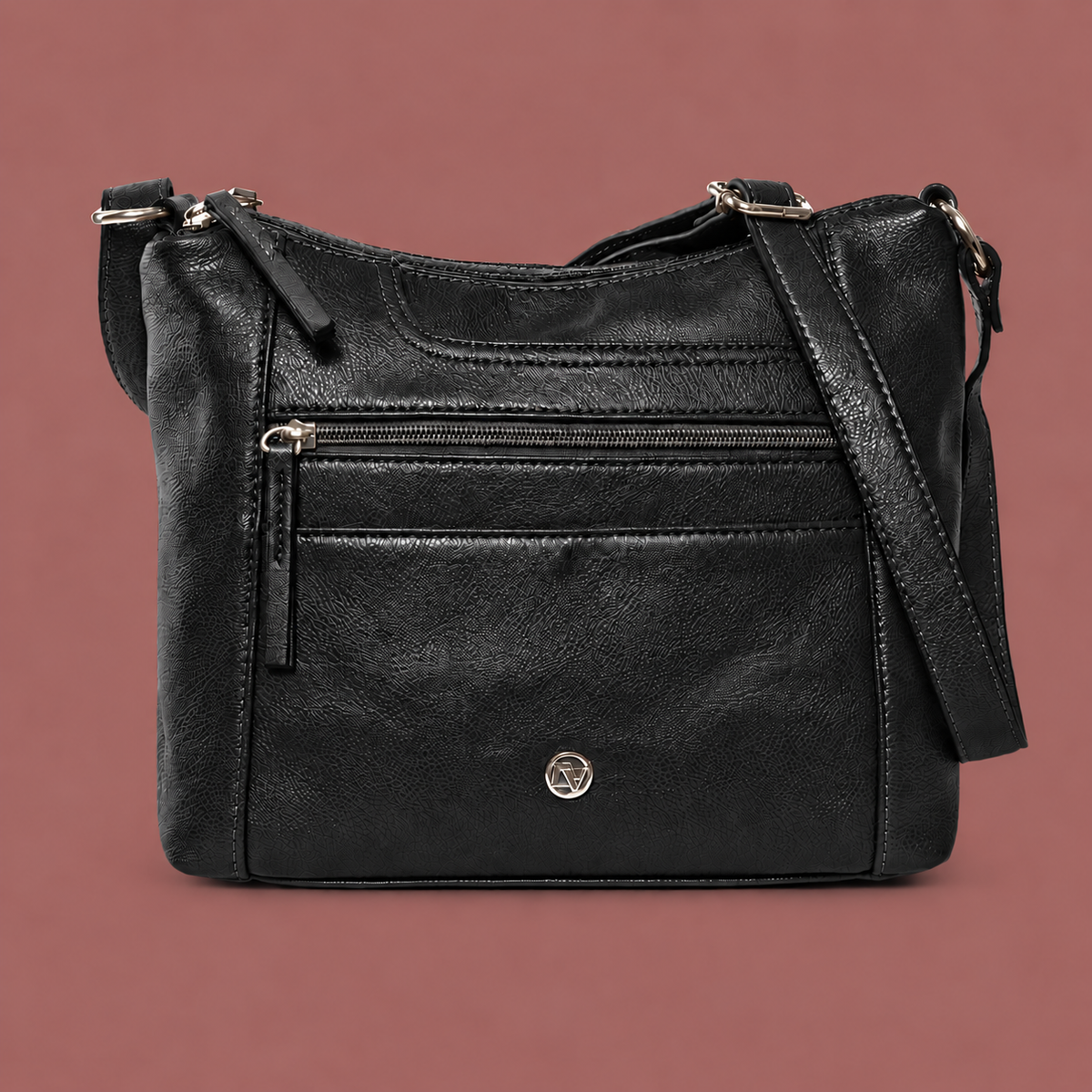 La Diva - Classic Crossbody with Zip Pockets