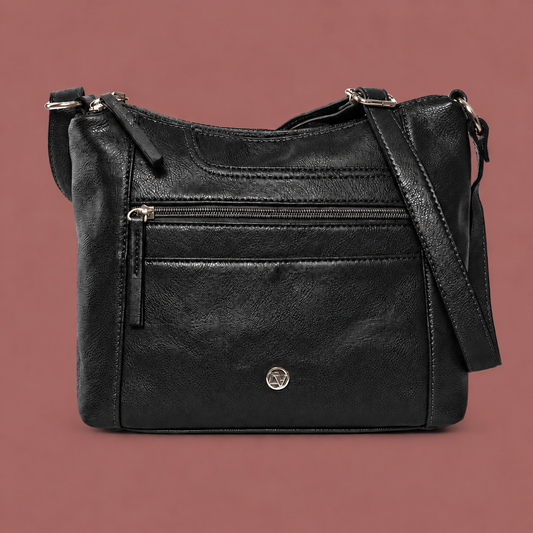 La Diva - Classic Crossbody with Zip Pockets