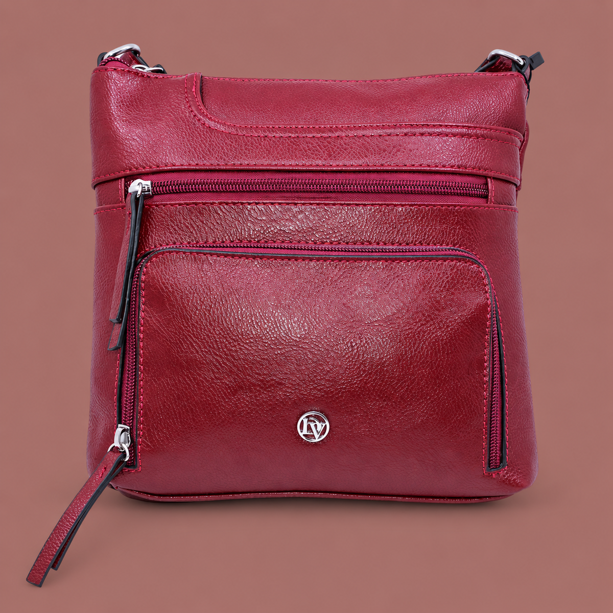 La Diva - Zipper Top Crossbody