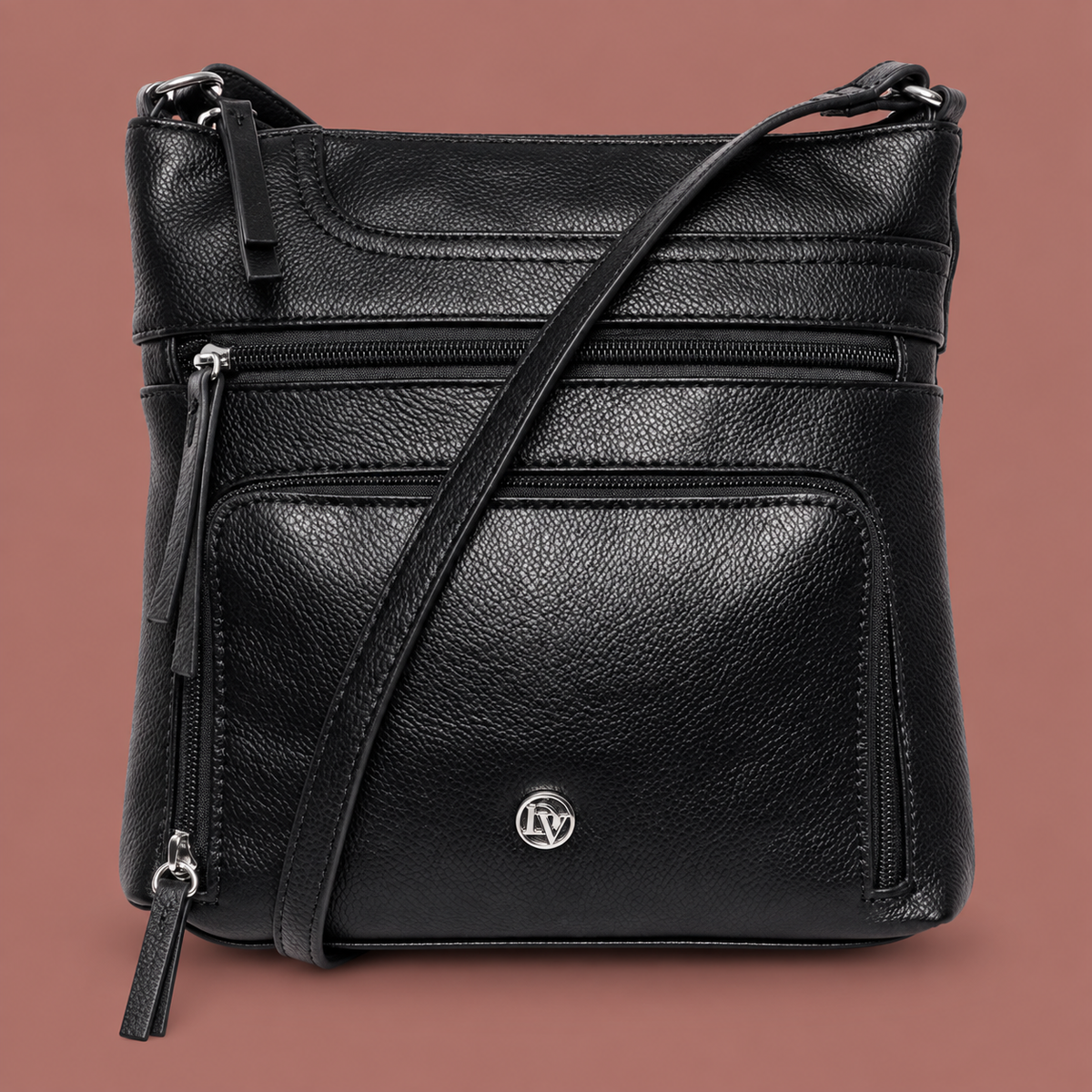 La Diva - Zipper Top Crossbody