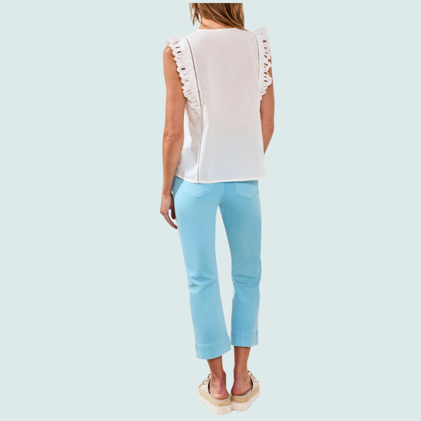 Tribal - Flutter Sleeve Top