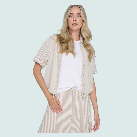 Picadilly - Short Sleeve Stripe Shirt