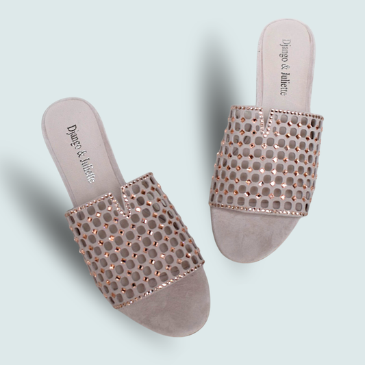 Django & Juliette - Jeweled Slip-On Sandal
