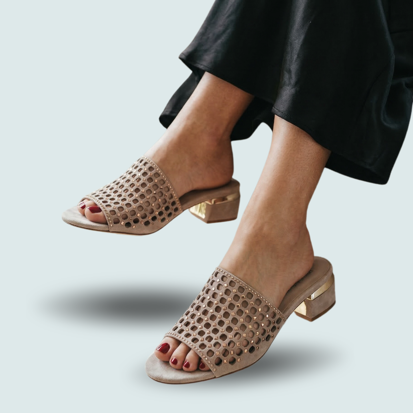 Django & Juliette - Jeweled Slip-On Sandal