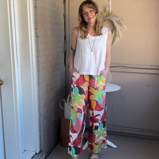 Escape - Tropical Floral Vacay Pant