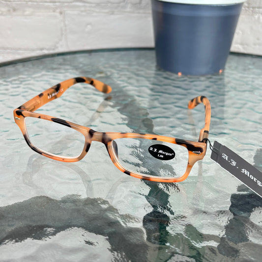 A.J. Morgan - Printed Rectangle Reading Glasses