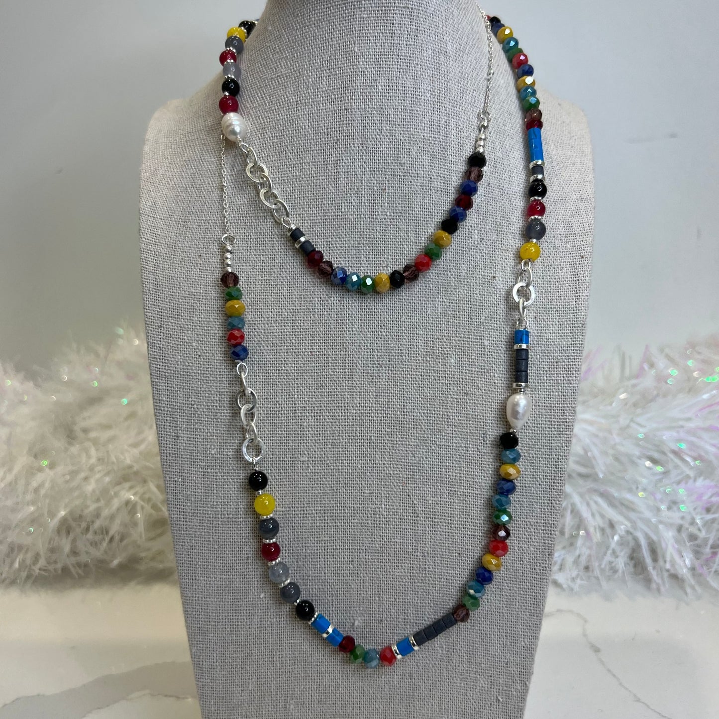 Merx - Beaded Long Necklace