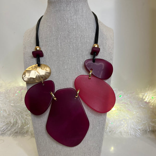 Merx - Colored Statement Necklace