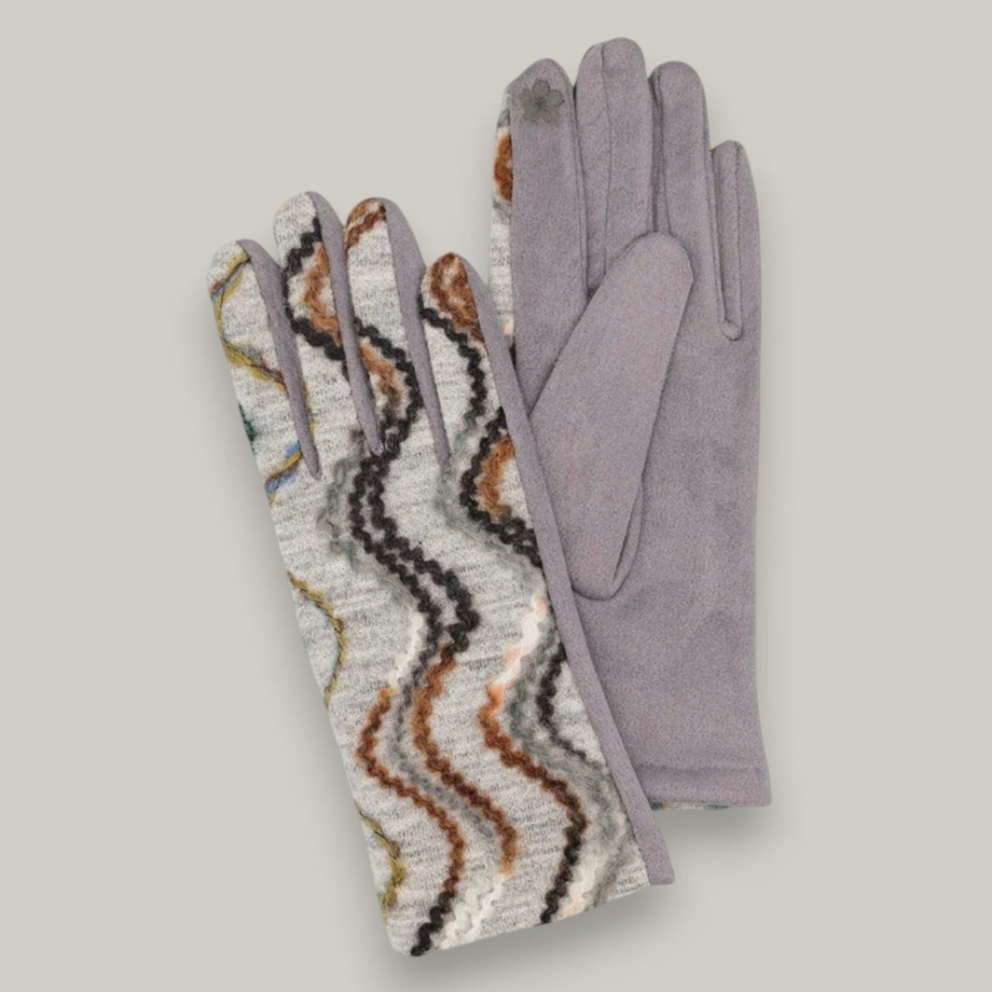 Audrey's - Wavy Knit Touch Gloves