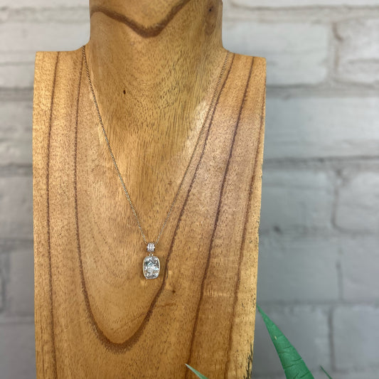 Jacqueline Kent - Simple Diamond Pendant Necklace