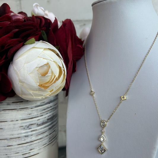Jacqueline Kent - Dainty Diamond Pendant Necklace