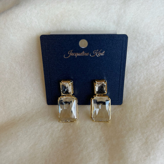 Jacqueline Kent - Double Diamond Earrings