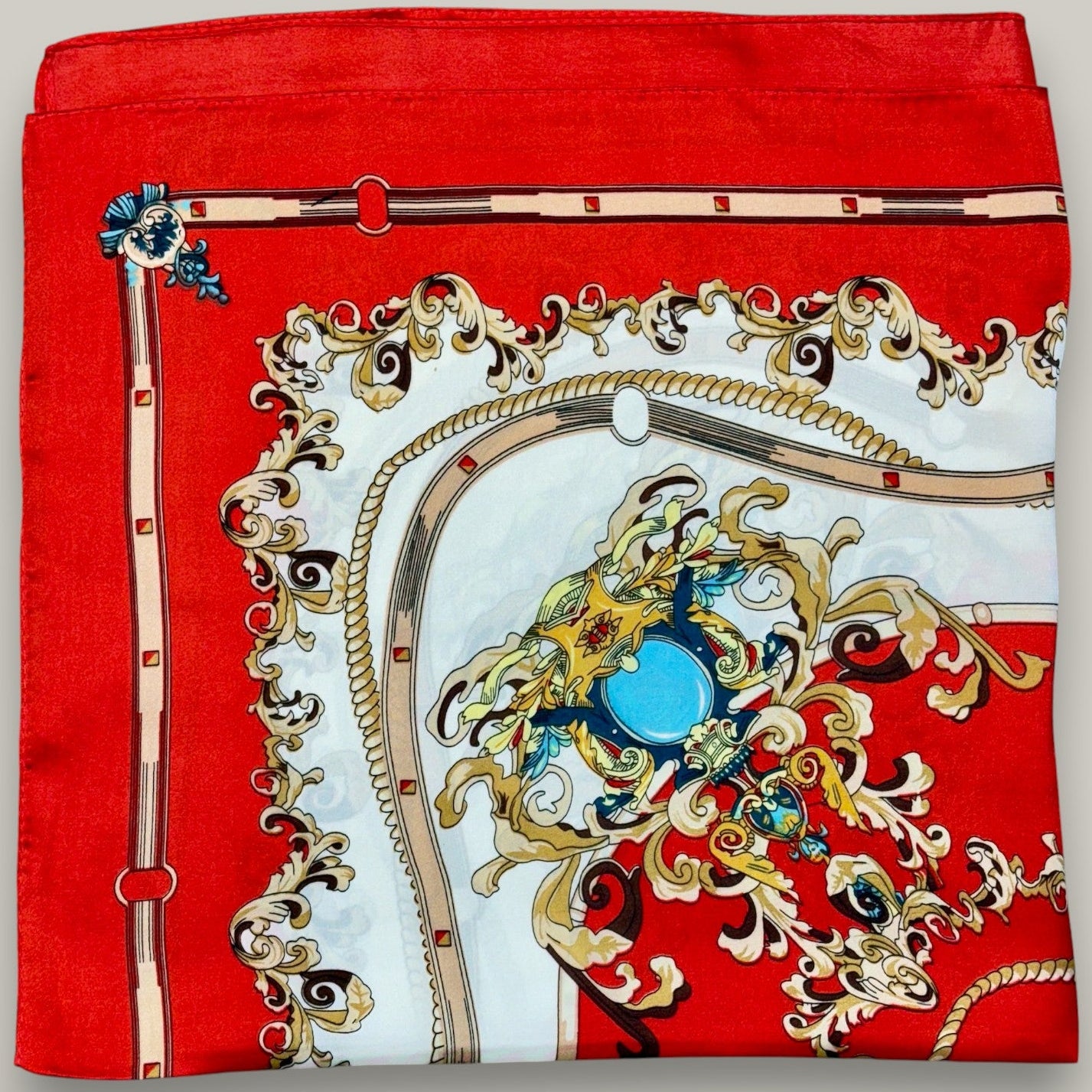 Audrey's - Regal Red Baroque Scarf