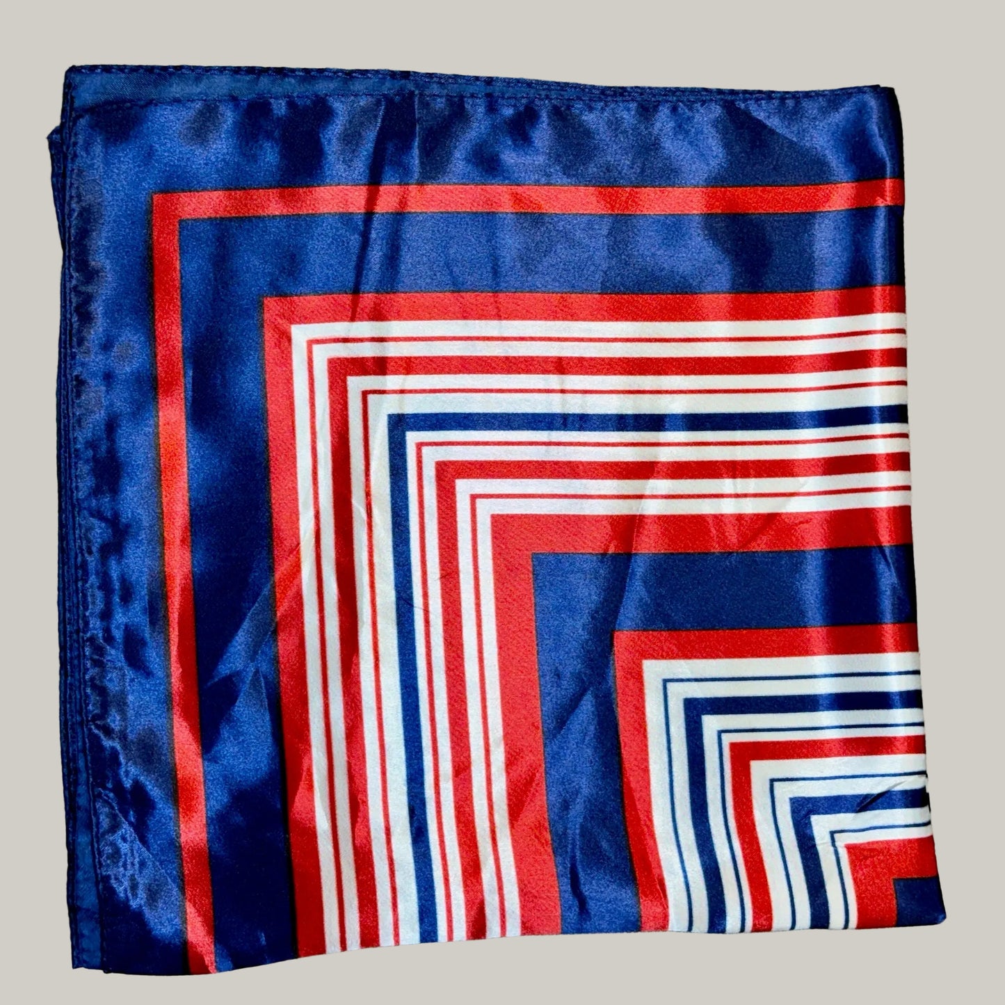 Audrey's - Red, White & Blue Striped Scarf