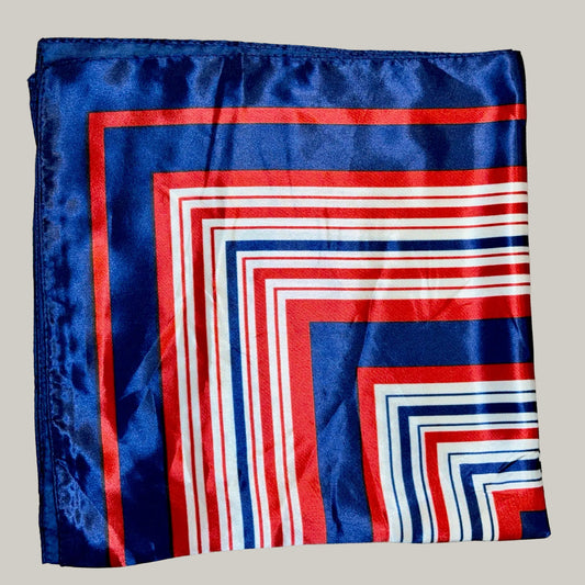 Audrey's - Red, White & Blue Striped Scarf