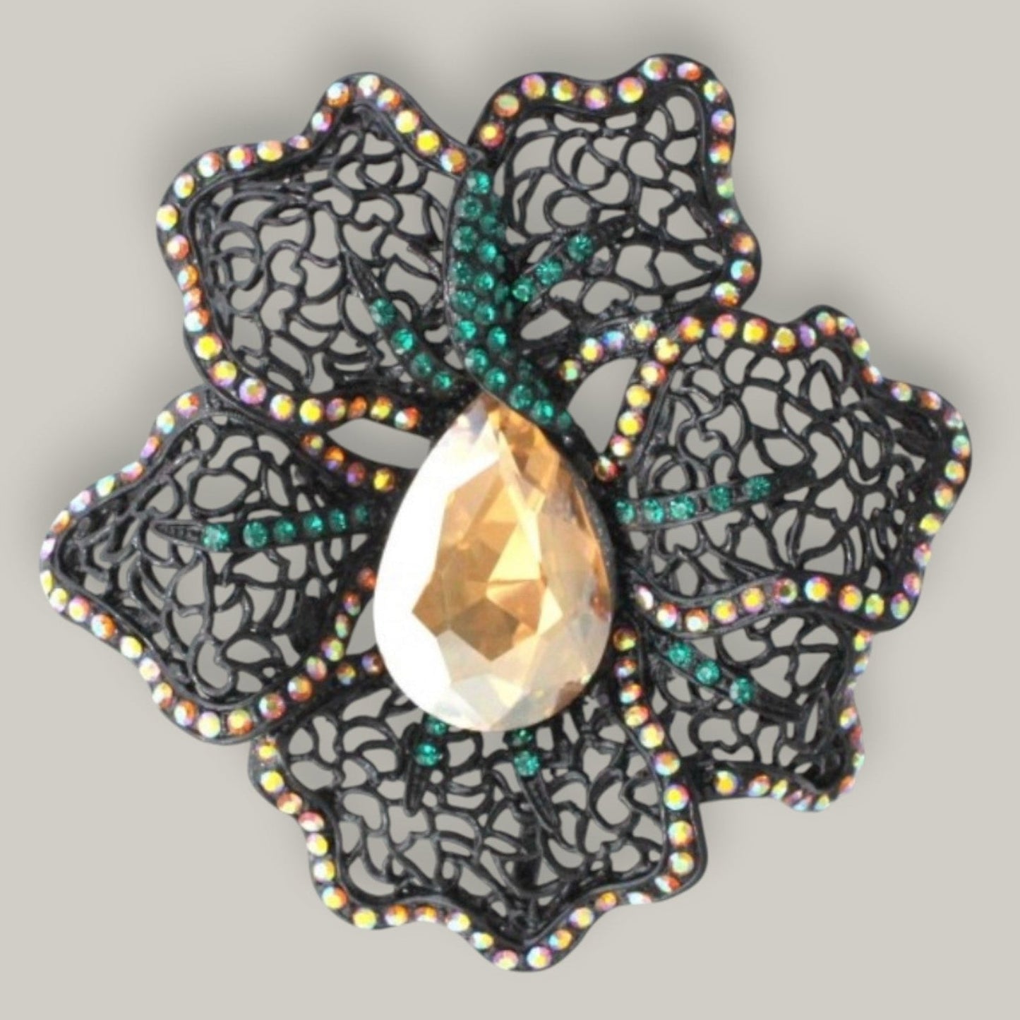 Evershine - Midnight Bloom Brooch