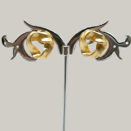EL-KA - Modern Twist Stud Earrings