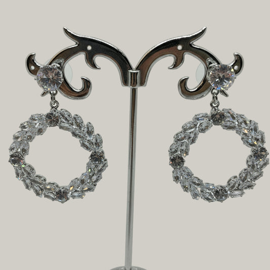 EL-KA - Crystal Wreath Earrings