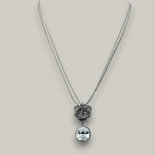 Evershine - Radiant Crystal Drop Necklace