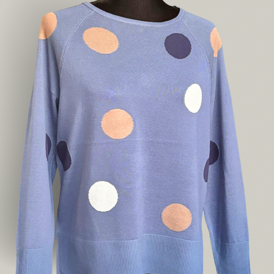 Sunday - Light Weight Polka Dot Sweater
