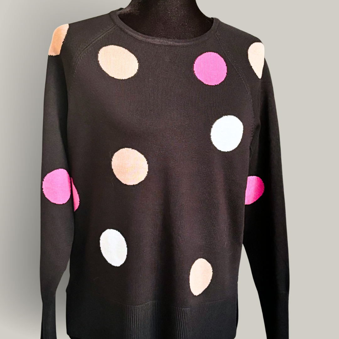 Sunday - Light Weight Polka Dot Sweater