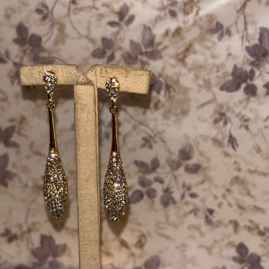 Evershine - Slim Dangly Stud Earrings