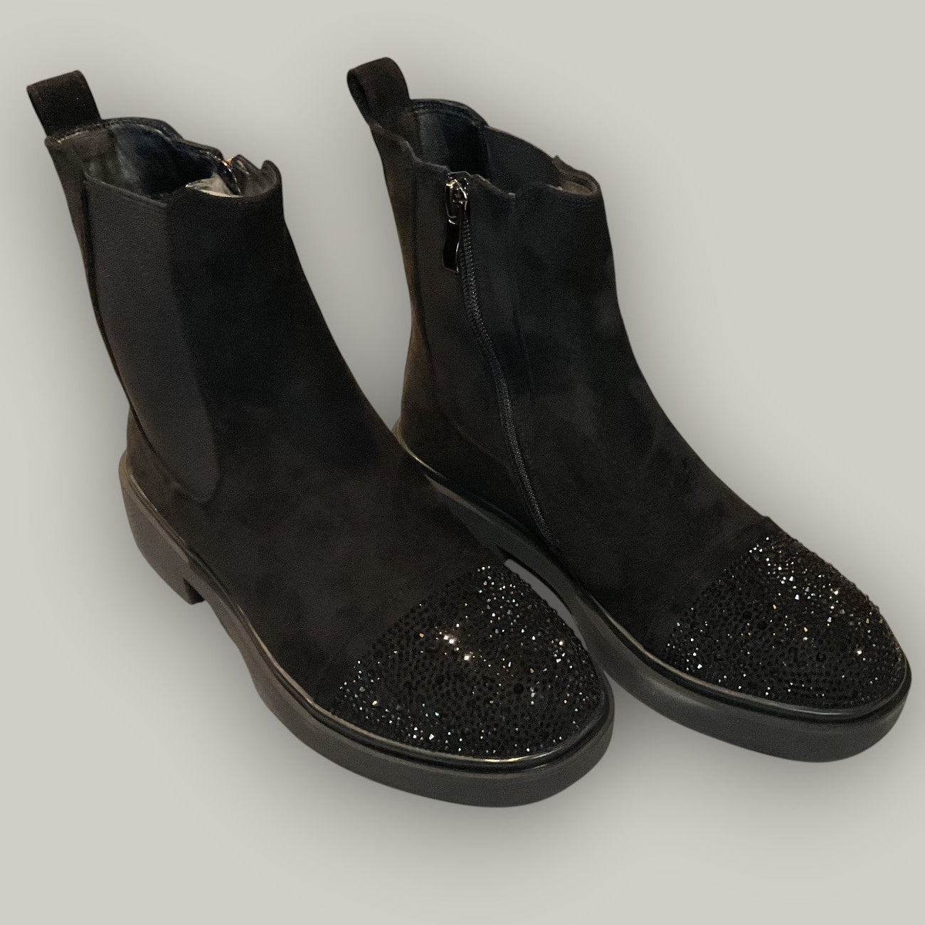 Little Empresses - Crystal Toe Bootie